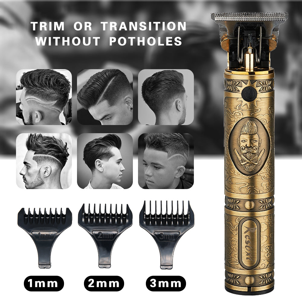 Professional Trimmer & Grooming Set with LED