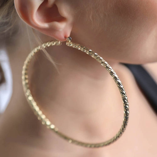 100mm Hoop Earring
