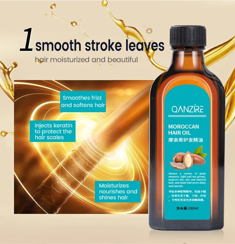 Pure Argan Oil | Prevent Frizz