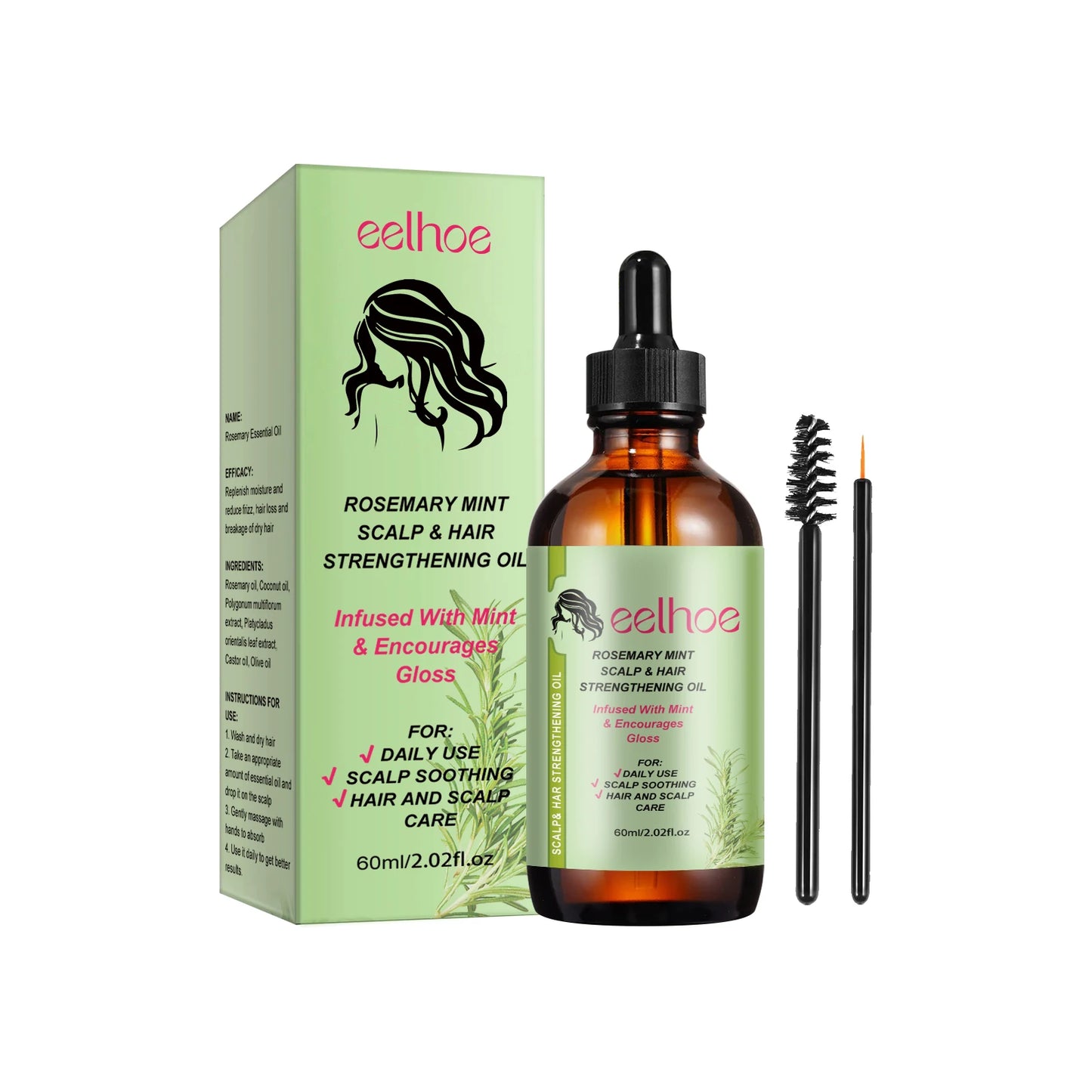 Rosemary Hair Care Nourish, Strengthen Roots | Relieve Scalp Tension