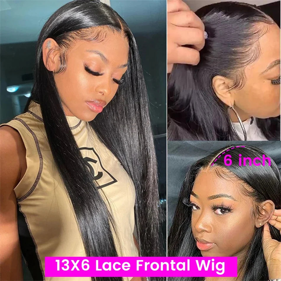 30, 40 Inch Straight Lace | 13x4 Front Wig