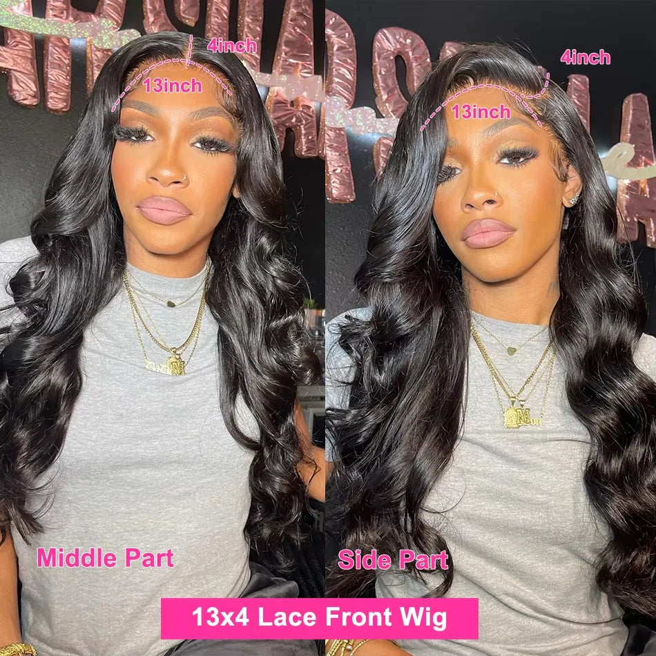 180 Density Body Wave Lace 13x4 HD Pre Plucked