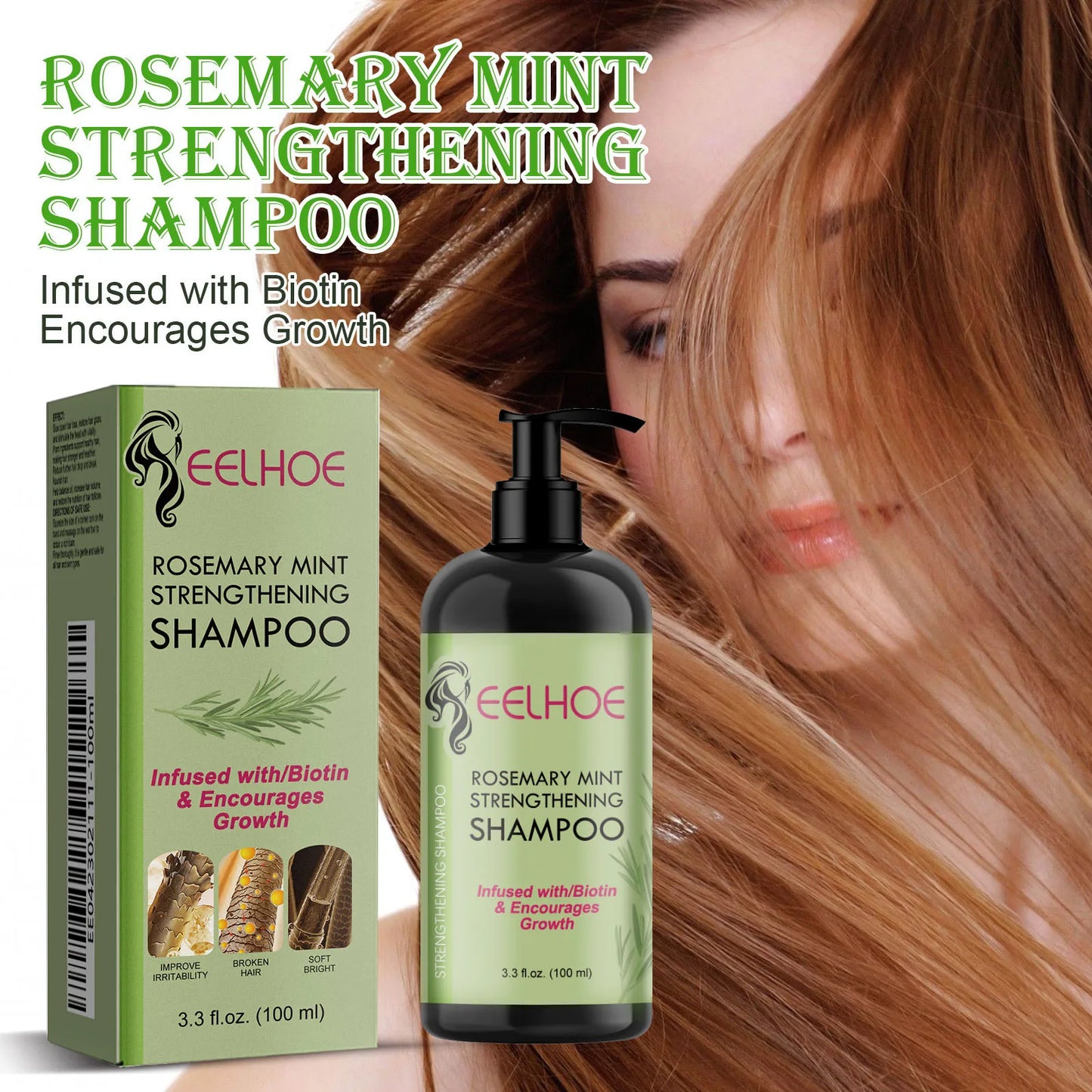 Rosemary Hair Care Nourish, Strengthen Roots | Relieve Scalp Tension