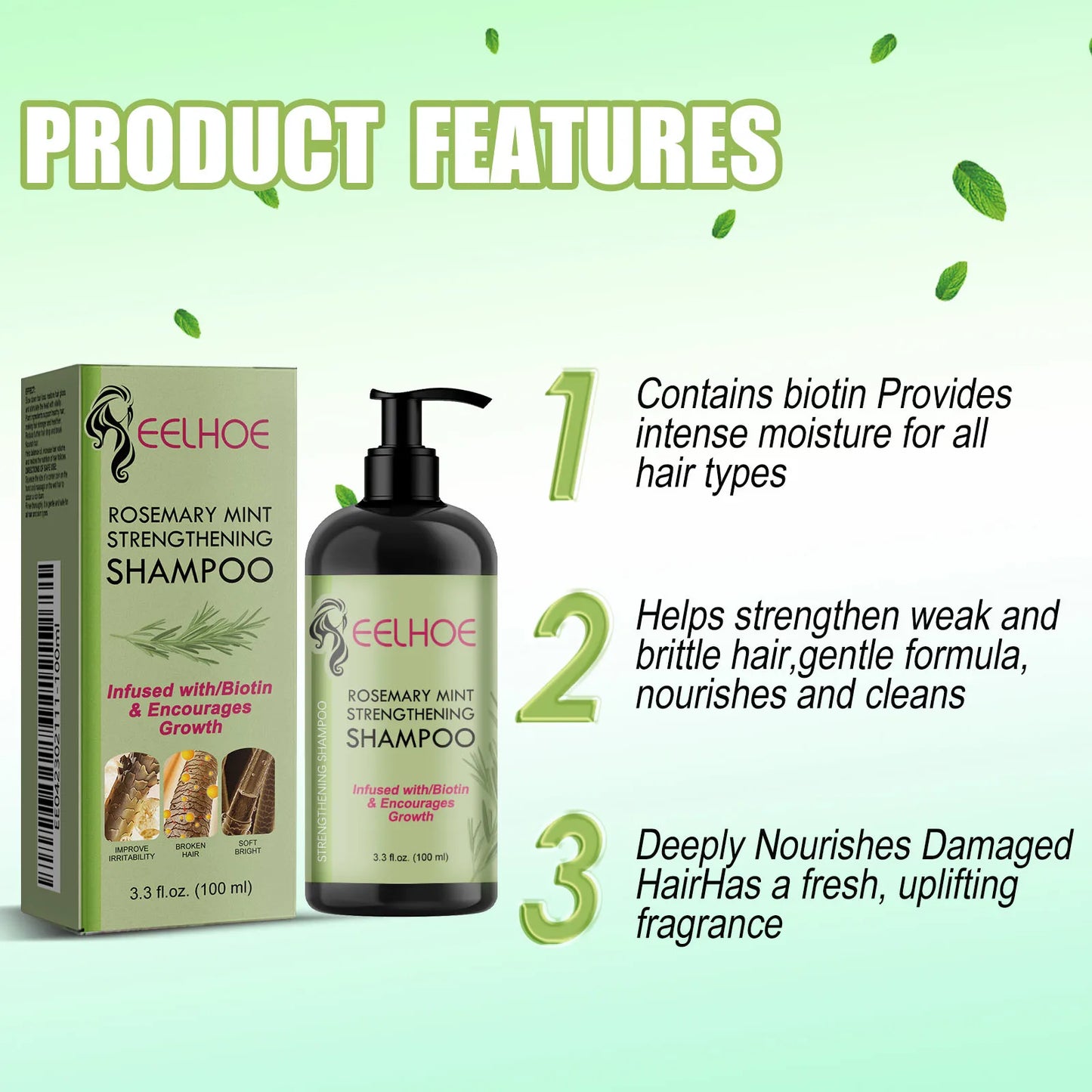 Rosemary Hair Care Nourish, Strengthen Roots | Relieve Scalp Tension