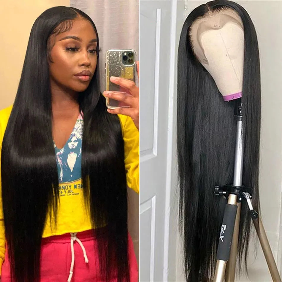 Brazilian Pre Plucked Lace Closure Wig
