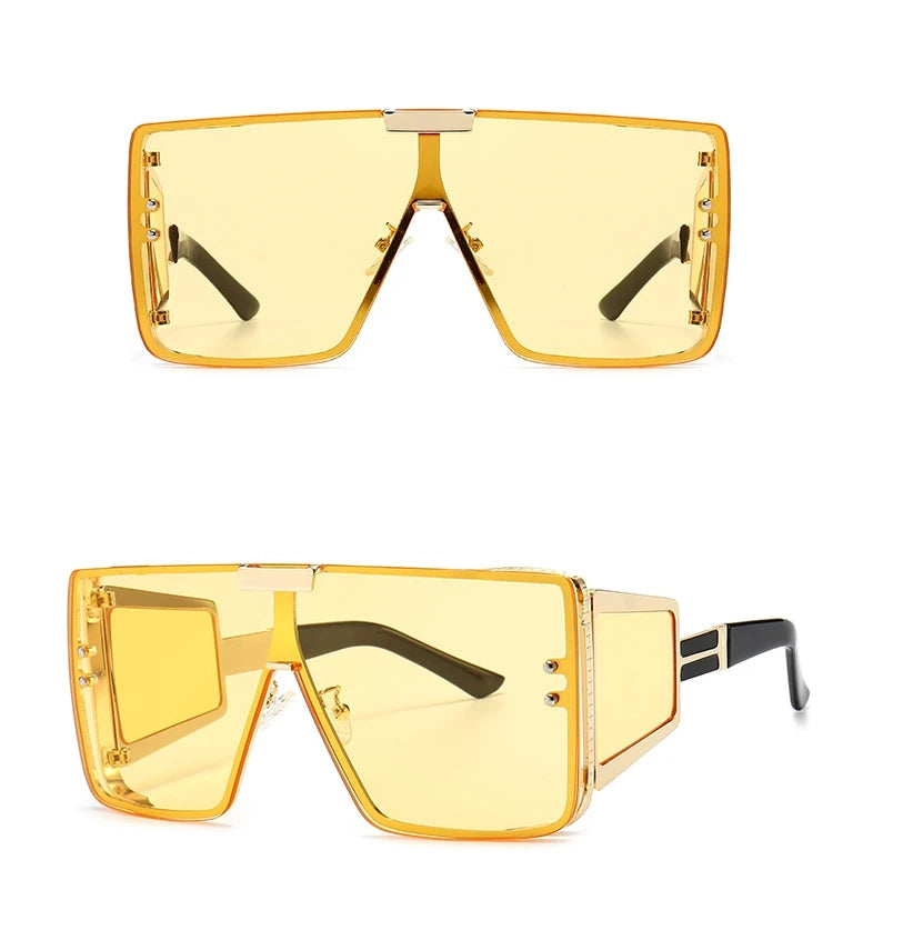 Oversized Luxury Uv400 Vintage Glasses