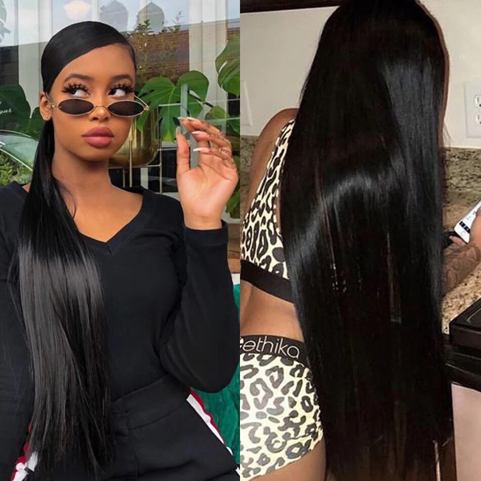 Brazilian Pre Plucked Lace Closure Wig