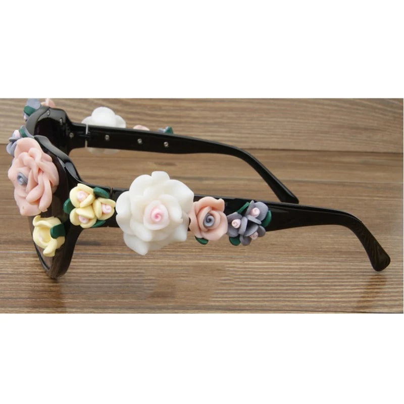 Charming Flower Fashion Cat Eye