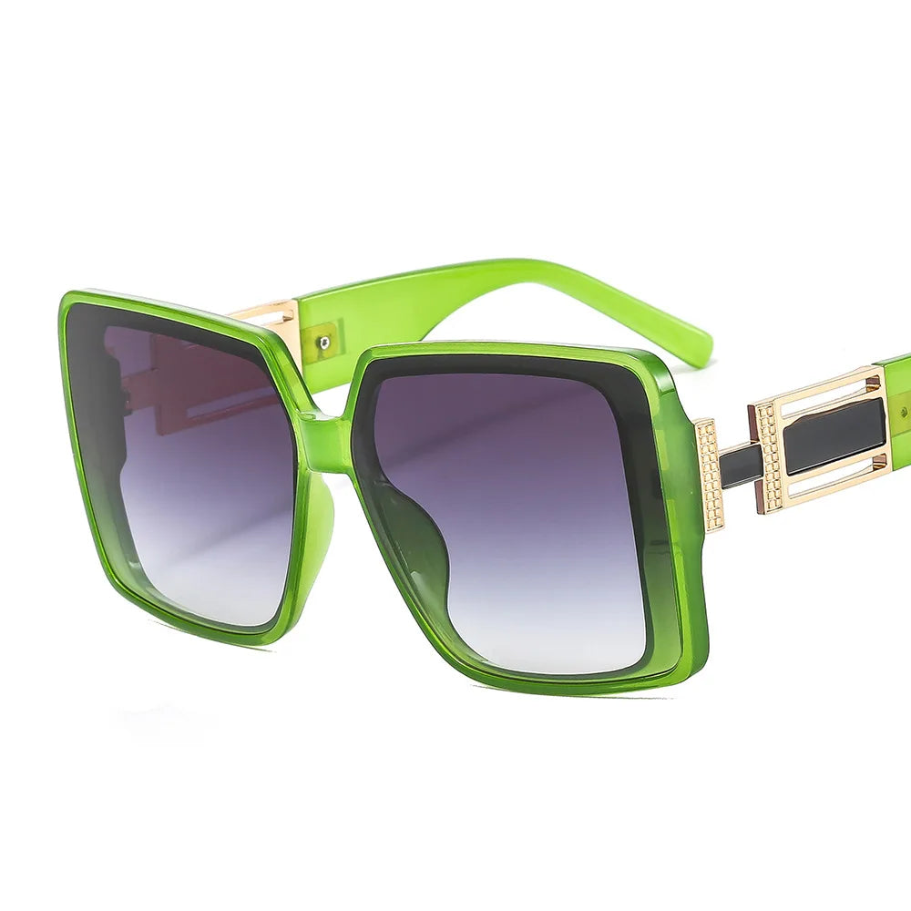 Luxury Comfortable UV400 Square Frame Sunglasses