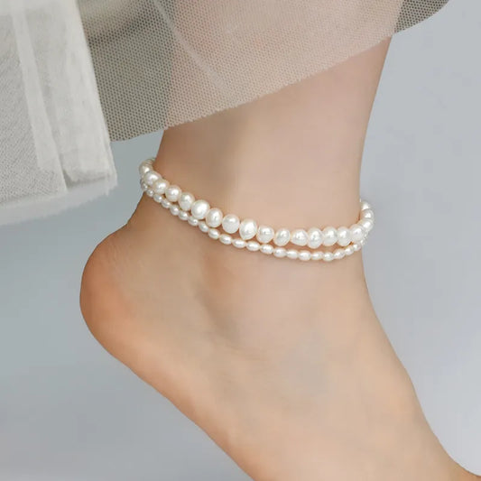 Natural Freshwater Pearl Anklet