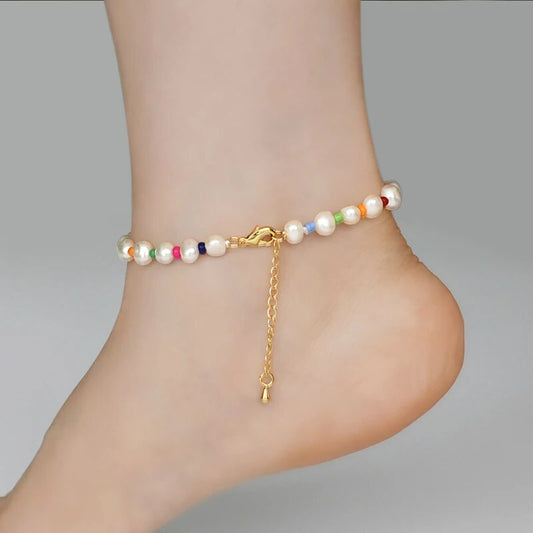 Natural Freshwater Pearl Anklet