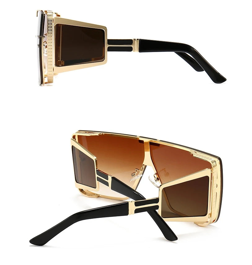 Oversized Luxury Uv400 Vintage Glasses