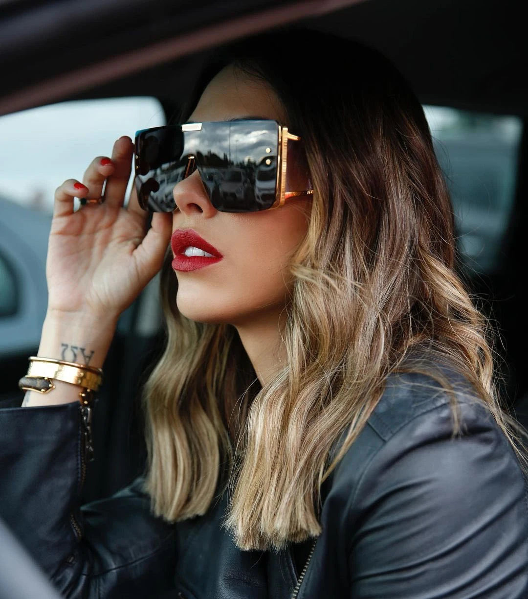 Oversized Luxury Uv400 Vintage Glasses