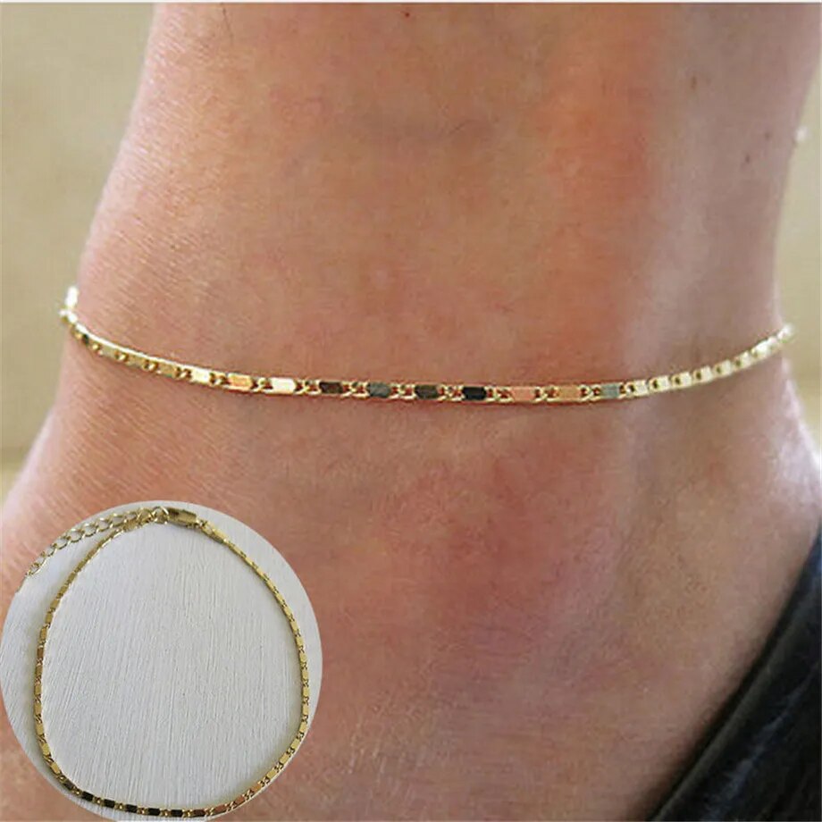Casual/Sporty Gold / Silver Color Anklet
