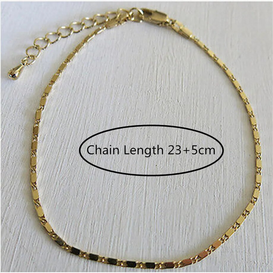Casual/Sporty Gold / Silver Color Anklet