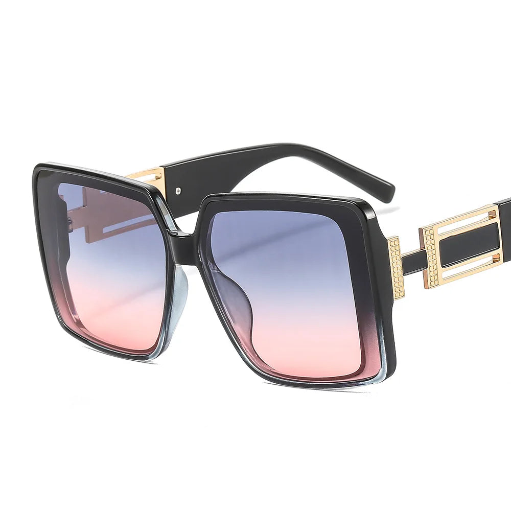 Luxury Comfortable UV400 Square Frame Sunglasses