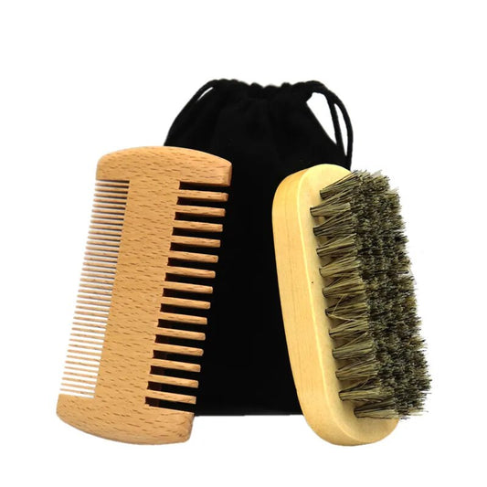 Beard &  Mustache  Brush Set