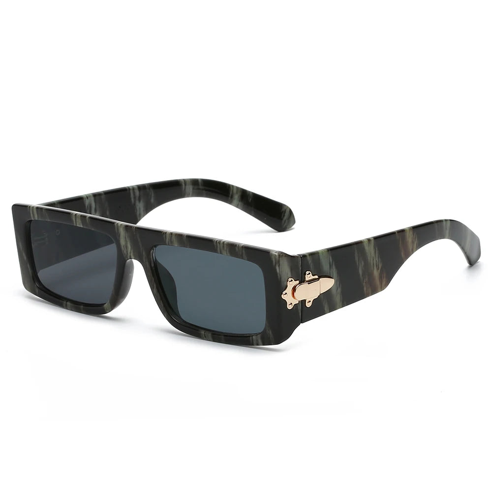 Marble Texture Custom Sunglasses Men
