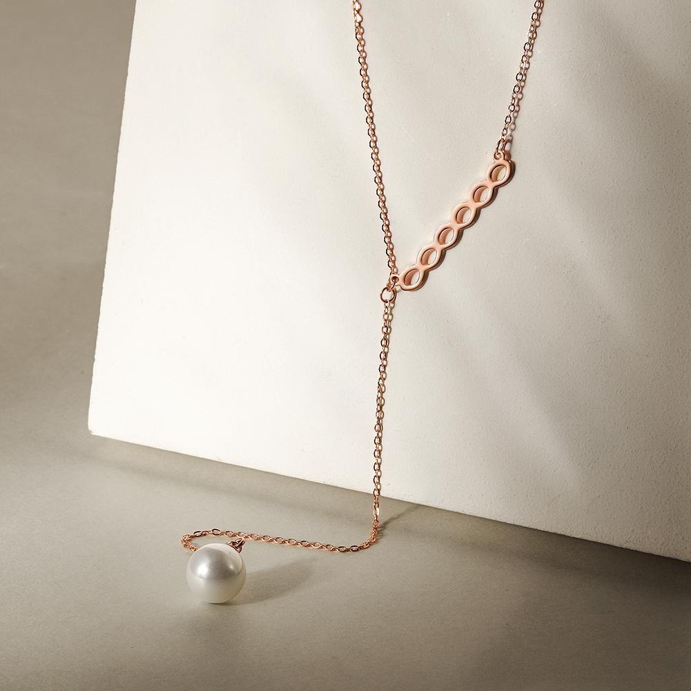 Pearl Lariat Necklace