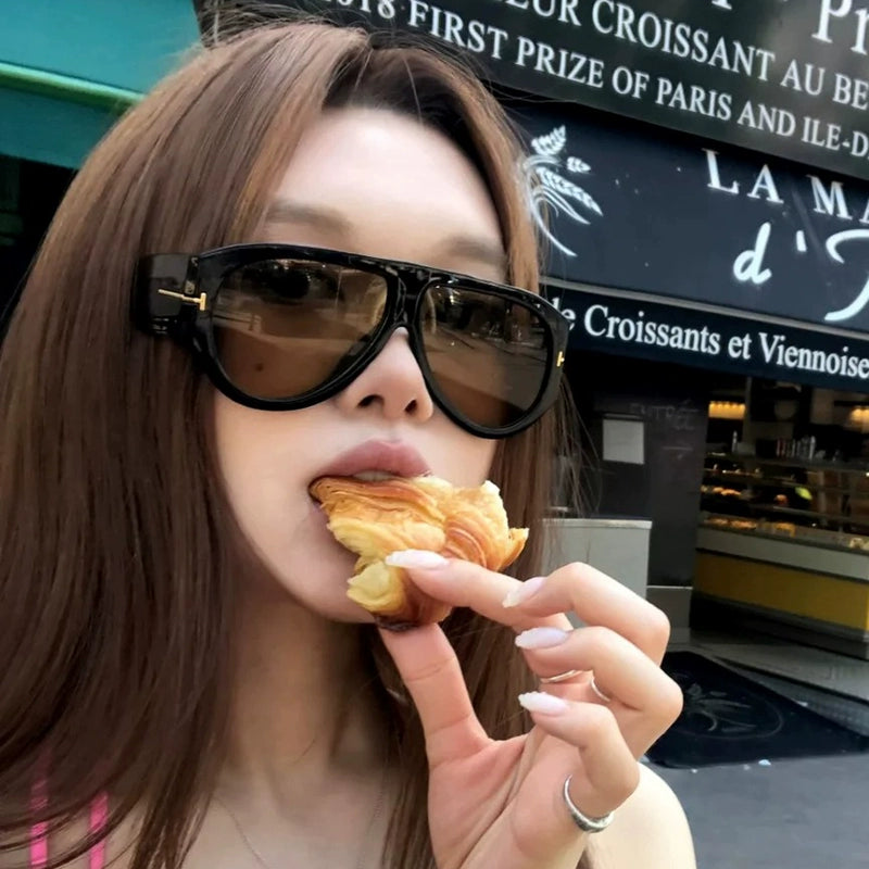 European and American Retro Frog Glasses