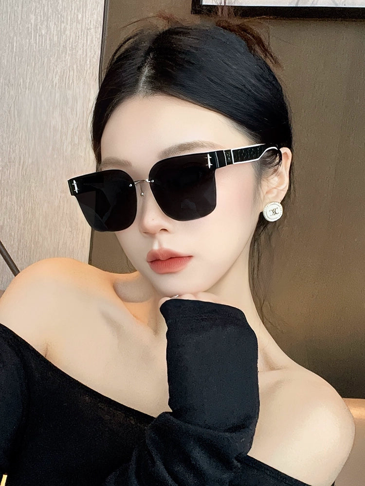Frameless High-Grade Square UV Protection Sunglasses