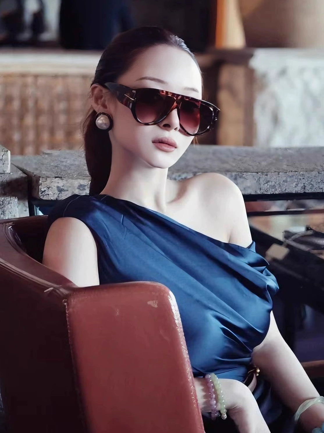 Laqian Style Concave Sunglasses