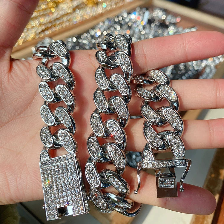 Exaggerated Miami Cuban Link Chain Necklace