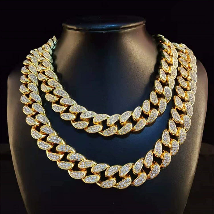 Exaggerated Miami Cuban Link Chain Necklace