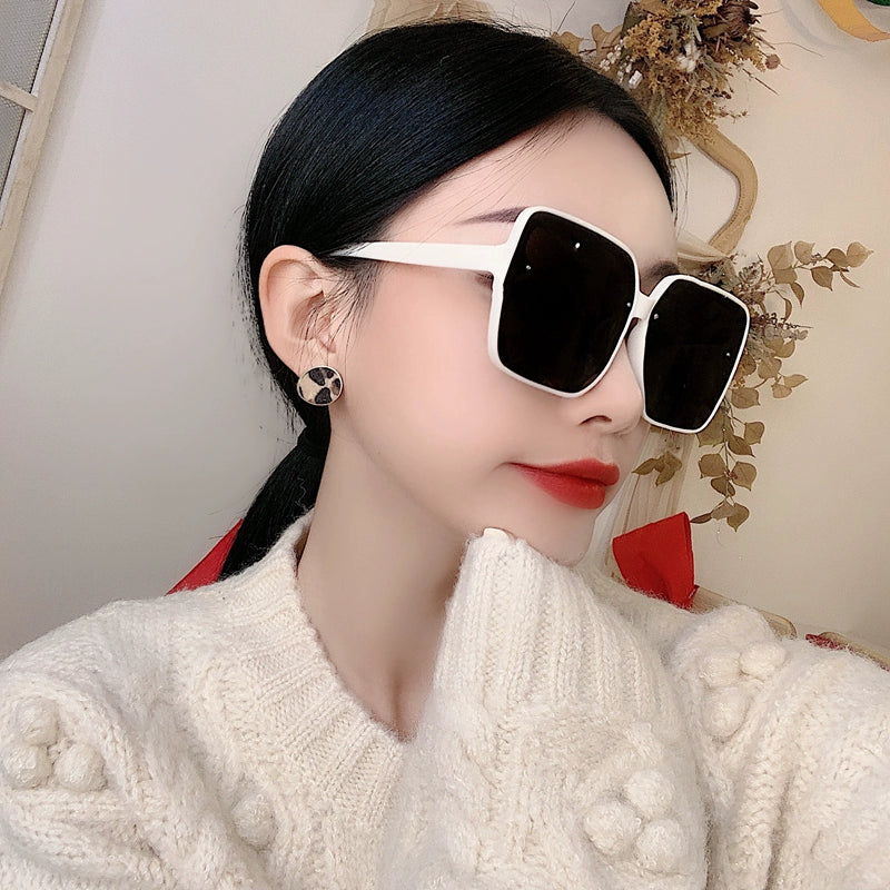 Square Polarized Street Shot Trendy Match Glasses