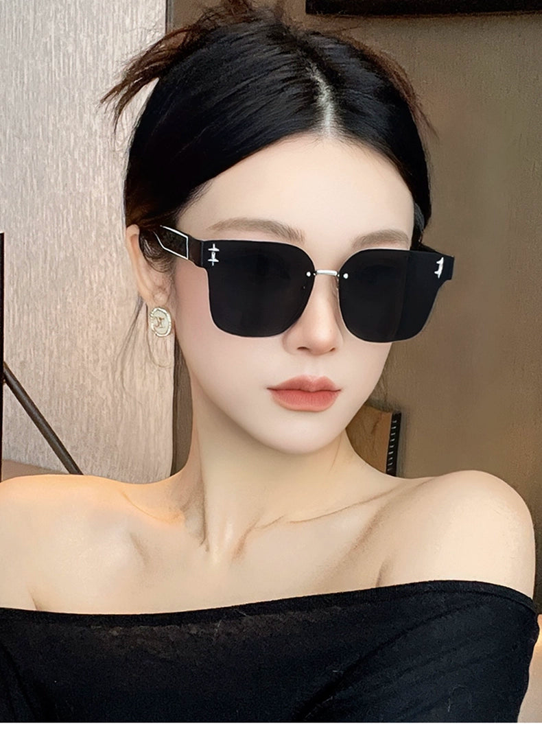 Frameless High-Grade Square UV Protection Sunglasses