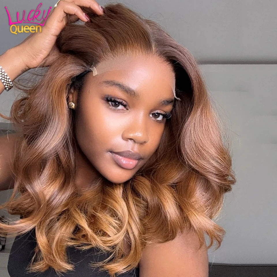Short Bob 180 Density Pre-Plucked 13x4 Lace Front |100% Human Hair Wigs