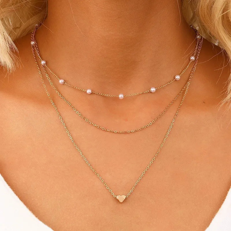 Necklaces for Women Women's Y-shaped Imitation Pearl Fringed Necklace Cadenas Para Mujer Necklacе Gifts Bijoux Accessories