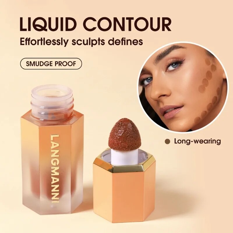 Soft Cream Liquid Contour |Liquid Face Concealer |Creamy Bronzer