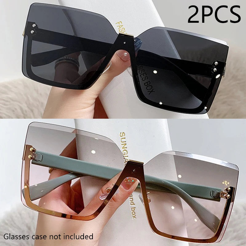 Half-frame Anti-uv Glasses