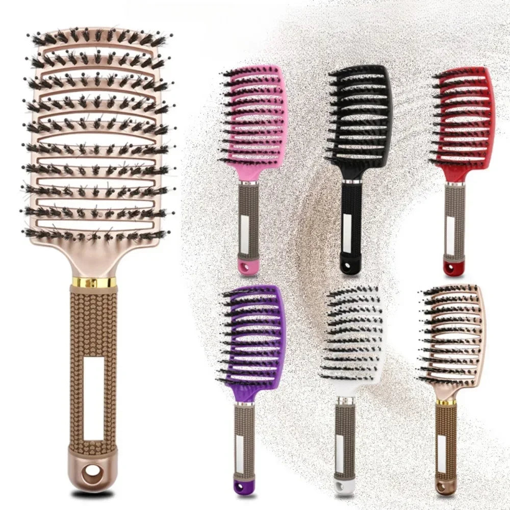 Scalp Massage Curly Detangle Styling Brush