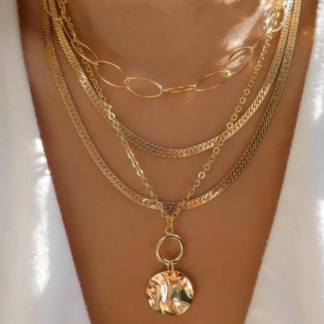 Crystal Star Pendant Necklaces
