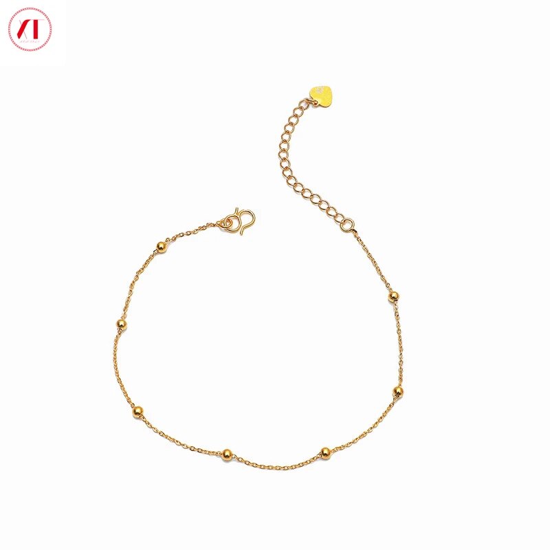 24k Light Anklet Gold Plated