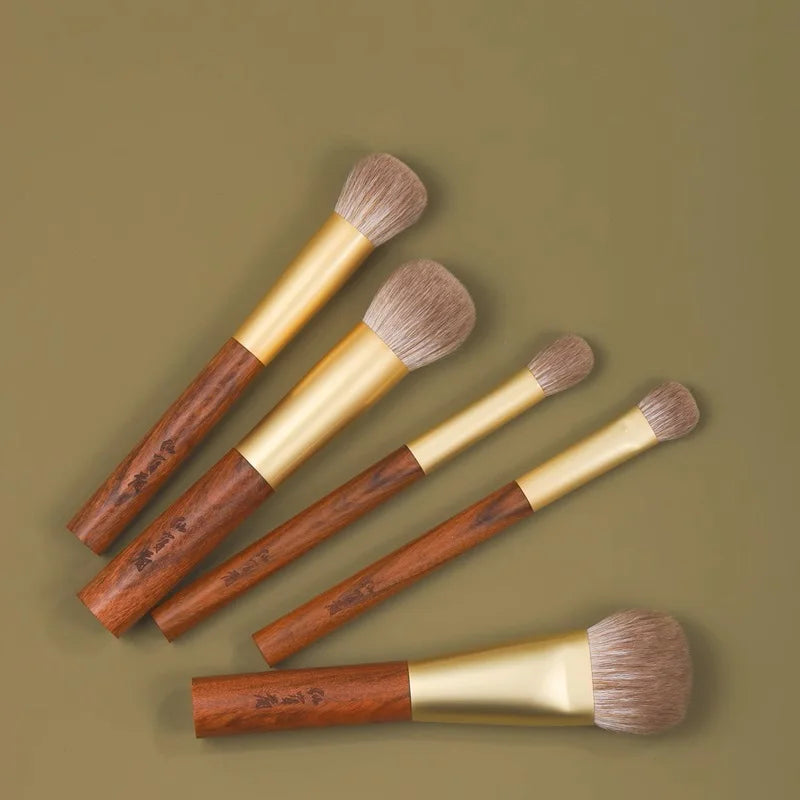 Foundation Liquid Blush Brush African Rosewood Handle Make Up Brush
