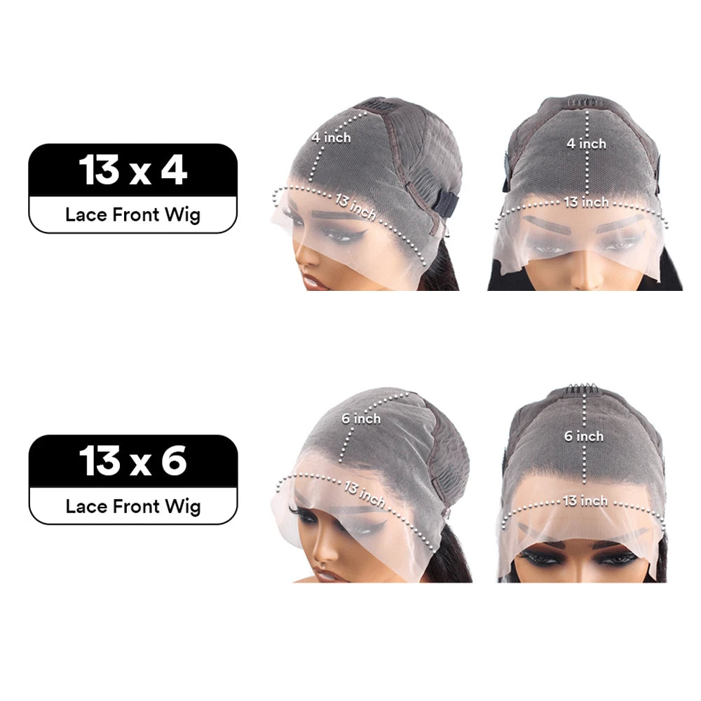 13x6 Hd Lace Frontal Wig Human Hair | 13x4 Body Wave