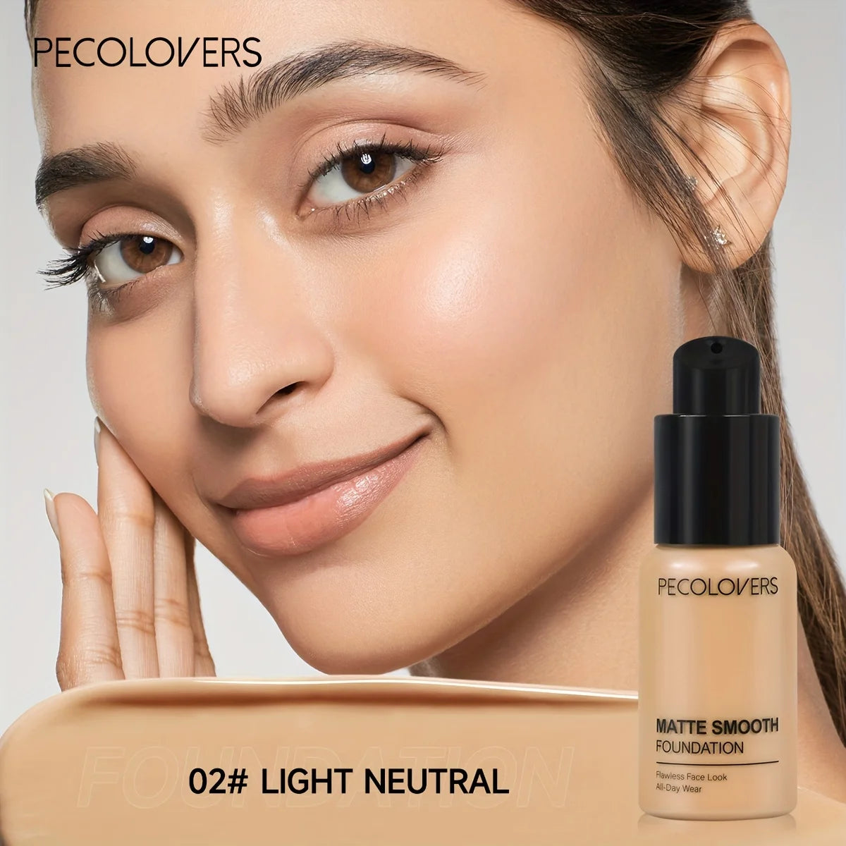 Finish Liquid Foundation - Oil-Control, Waterproof, Full Coverage Concealer for All Skin Tones