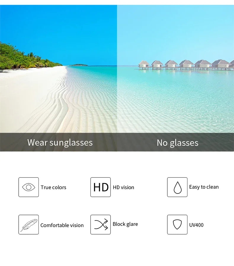 One-pieces Rimless Shades UV400 Sunglasses