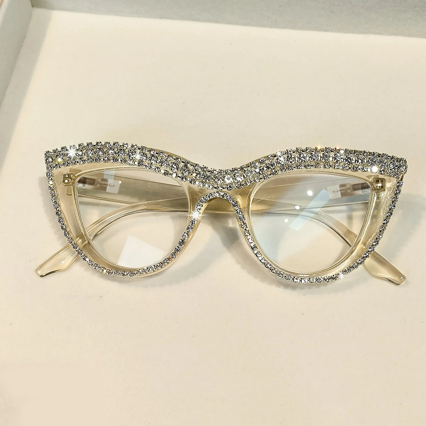 Retro Square Cute Sturdy Cat Eye Glasses
