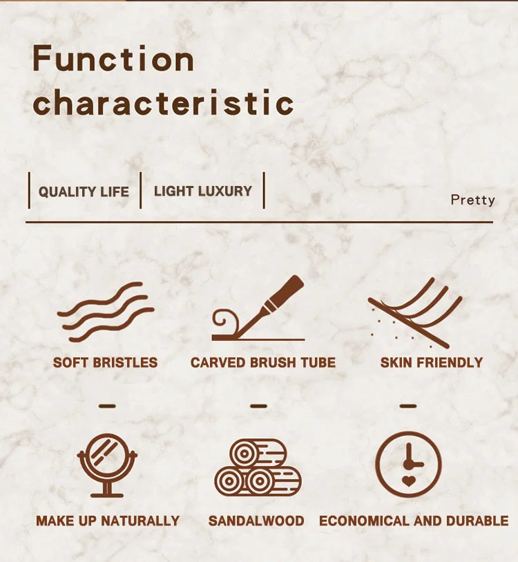 Professional Large loose powder brush