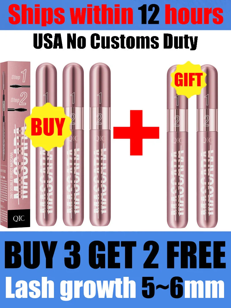 New rose gold double-effect mascara