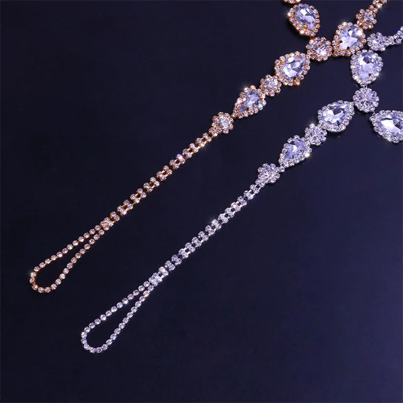 Gorgeous Cubic Zirconia Chain Anklet
