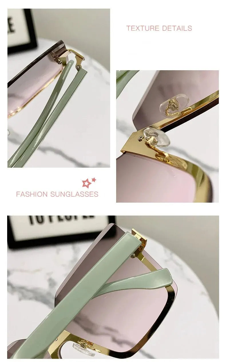 Half-frame Anti-uv Glasses