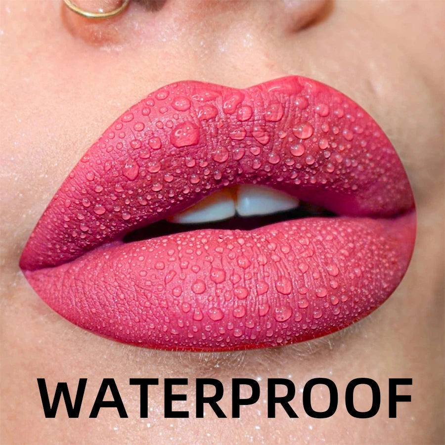 19 colors Matte Velvet Nude Waterproof Liquid Lipstick