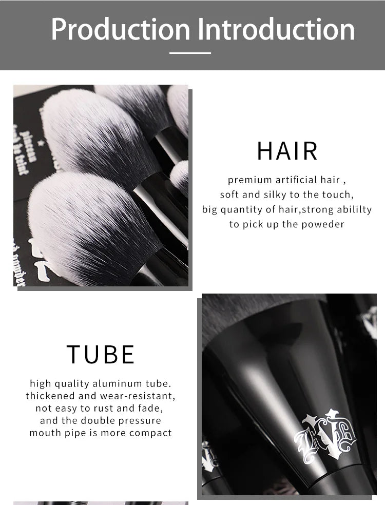 Makeup Brush Set & Kit Foundation Blush |Highlight | Concealer | Powder Sculpting Eyeshadow