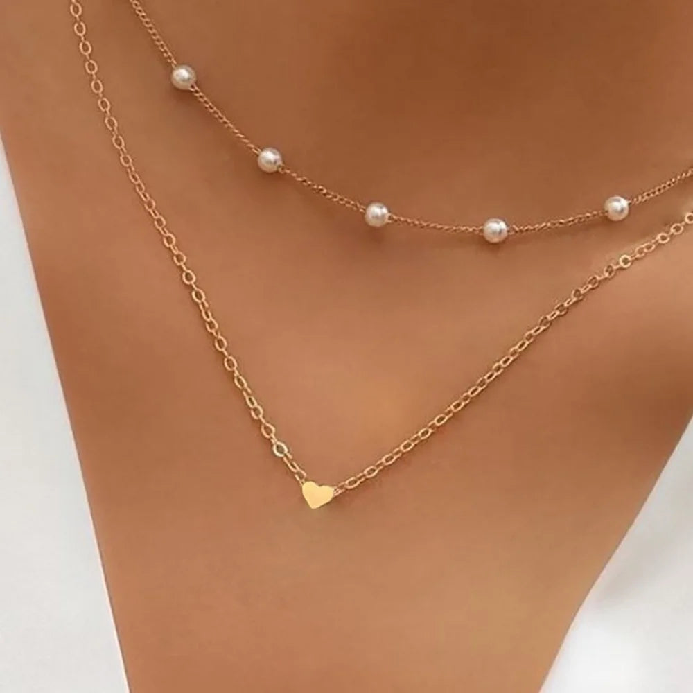 Vintage Pearl Y Lariat Necklace