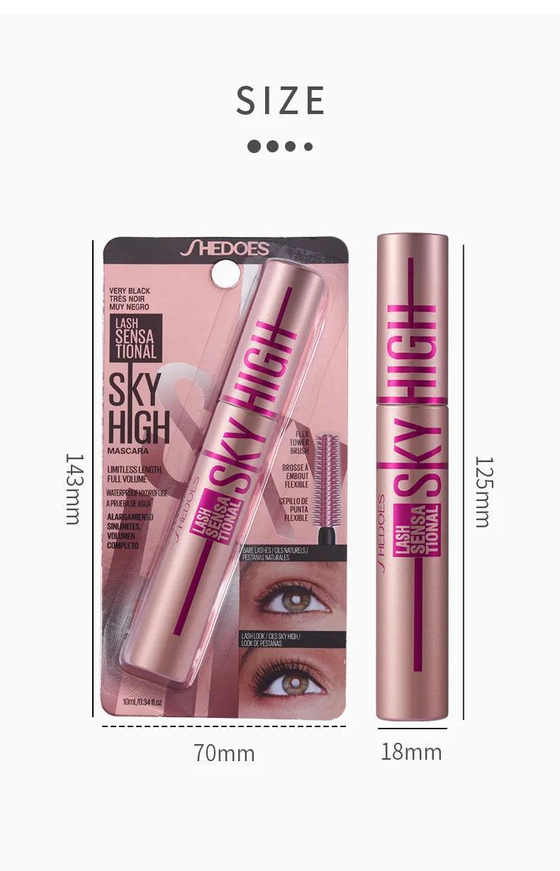 4D Mascara Lengthening Waterproof Thick Curling Lasting Mascara